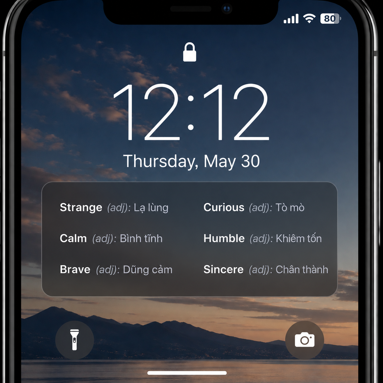 Vocabulary Home Widget